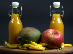 Apple and Mango Hot Sauce