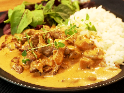 Beef Stroganoff with Mushroom