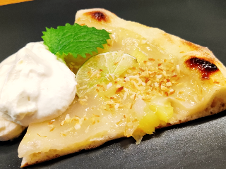 Dessertpizza Pina Colada