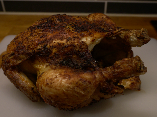 Enkel hel kyckling i air fryer