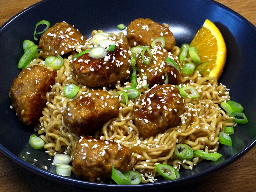 Orange Chicken Köttbullar