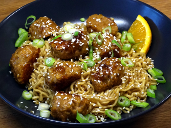 Orange Chicken Meatballs