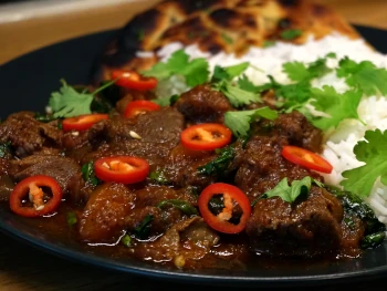 Slow cooker lamb curry