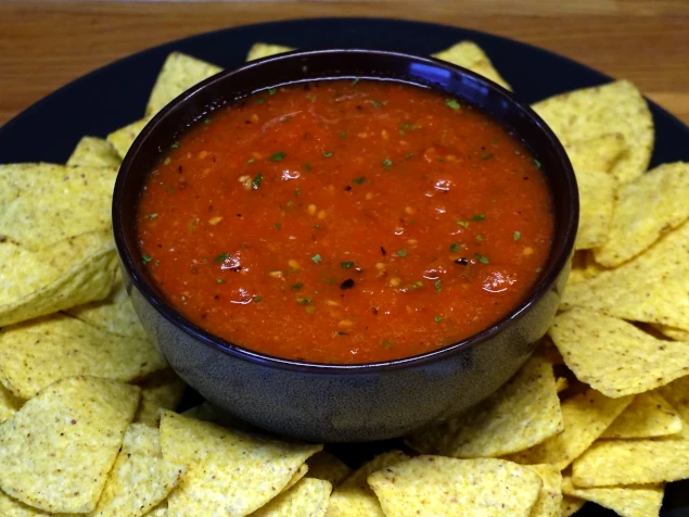 Spicy Oven Roasted Salsa thumbnail #0