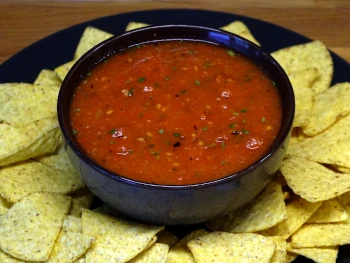 Spicy Oven Roasted Salsa